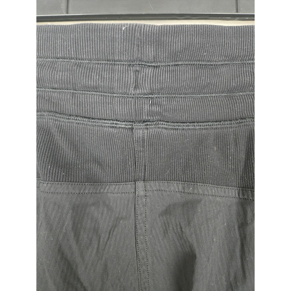 Lululemon Studio Jogger Black Pinstripe Textured Pants Size 4 Womens - Picture 11 of 14